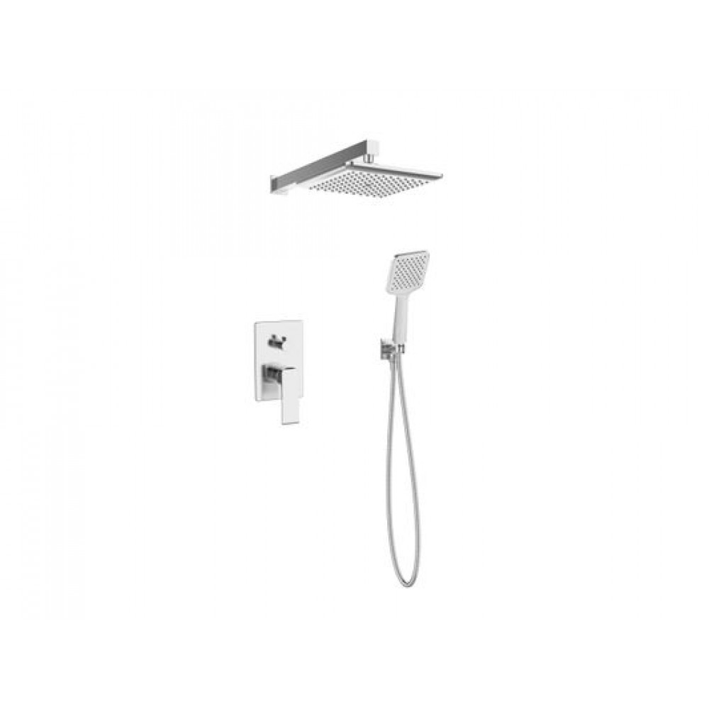 Душевая система ESKO скрытого монтажа 6в1 Squared Chrome (6in1 SQ)