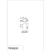 Крючок одинарный RUSH Thira (TR36220)