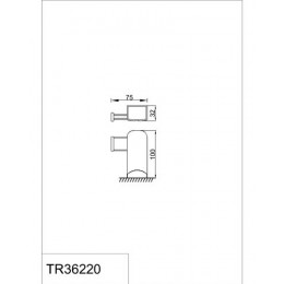 Крючок одинарный RUSH Thira (TR36220)