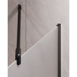 Шторка для ванны в узком профиле 1400*600, стекло матовое 8 мм, Timo TC-60/03F-8 (T15)