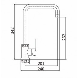 Смеситель для кухни FASHUN (A54201-7)