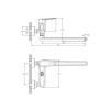 Смеситель для ванны с длинным поворотным изливом RUSH Devon (DE7535-51)