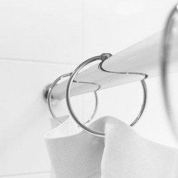 Набор колец для шторы в ванную комнату, металл, хром глянцевый, IDDIS, (RM03CHOi15)