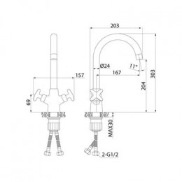 Смеситель для кухни IDDIS Acros (ACRSB00i05)