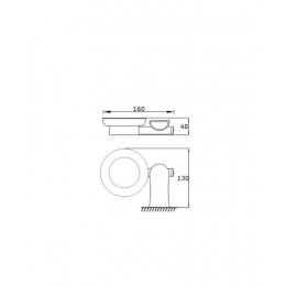 Мыльница керамическая RUSH Luson (LU16411)