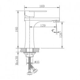 Смеситель для раковины Haiba (HB10807)