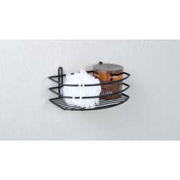 Полка Fixsen овальная одноэтажная черная (FX-720B-1)