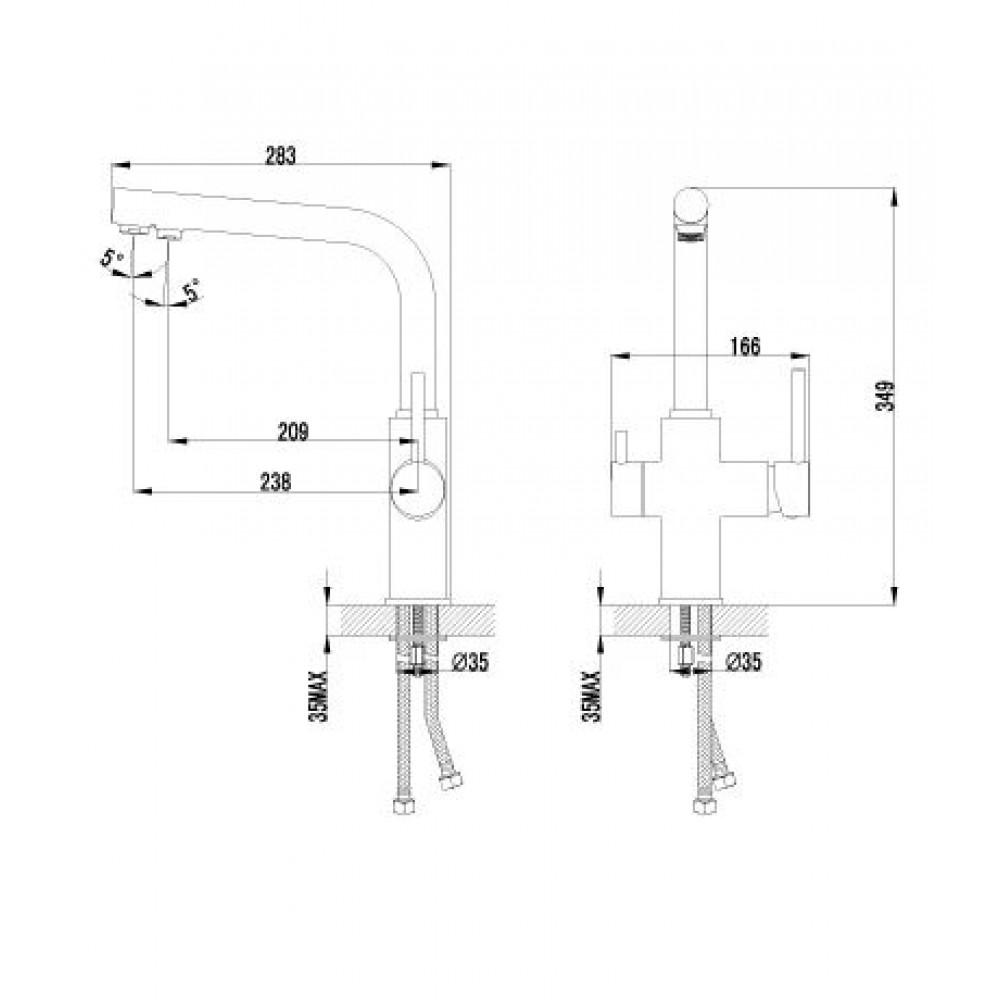 Смеситель для кухонной мойки Lemark Comfort (LM3060C)