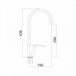 Смеситель для кухни FASHUN (A4158)