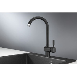 Смеситель для кухни GRANULA Standart (31-ST, ЧЁРНЫЙ)