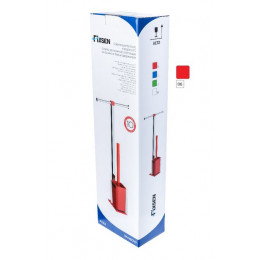 Стойка FIXSEN Rainbow напольная б/д двойной + ерш красная (FX-32-06)