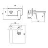 Смеситель для раковины Lemark Bronx (LM3726GM)