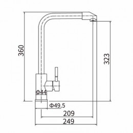 Смеситель для кухни FASHUN (A54909)