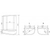 Душевая кабина Timo eco 120*80*218  (TE-0720L)