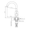 Смеситель для кухни Haiba (HB72304-3)