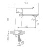 Смеситель для раковины Haiba (HB10556)