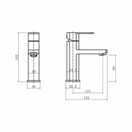 Смеситель для раковины FASHUN (A51120-21)