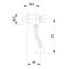 Смеситель для писсуара Lemark Project (LM4612C)