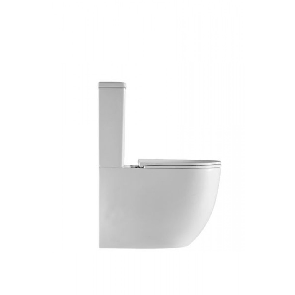 Унитаз-компакт безободковый D&K Matrix 630*365*840мм (DT1397016)