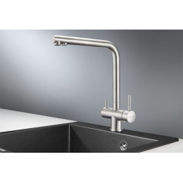 Смеситель для кухни GRANULA (2305, НЕРЖ)