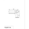 Бумагодержатель RUSH Flores (FL08111A)