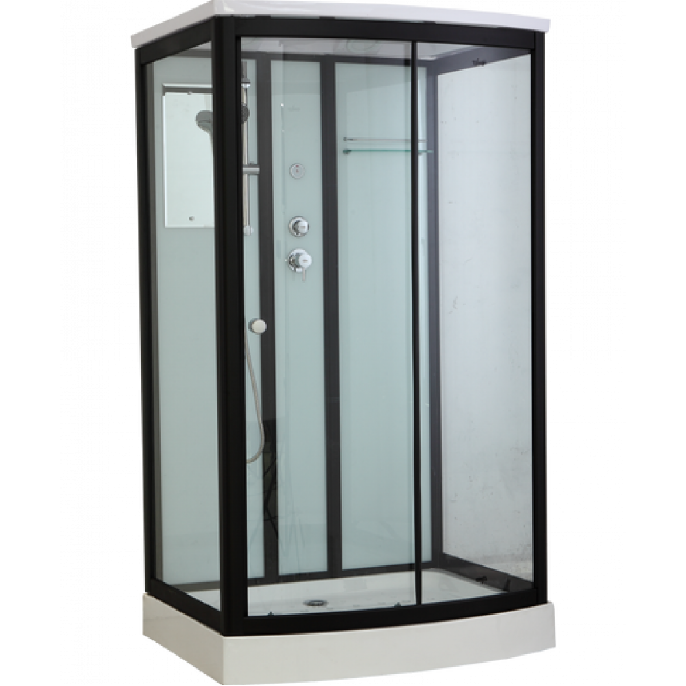 Душевая кабина Timo Standart Black 120*90*220  (T-6615B)