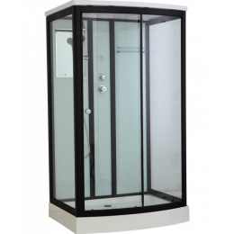 Душевая кабина Timo Standart Black 120*90*220  (T-6615B)
