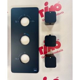 Душевая система встроенная с термостатом Timo Petruma (SX-5049/03SM) черный