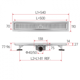 Дренажный канал FASHUN (A535005)
