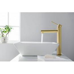 Смеситель для раковины-чаши Timo Saona золото матовое (2311/17F)