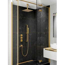 Душевая система встроенная с термостатом Timo Selene золото матовое (SX-2239/17SM)