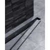 Душевой лоток TIMO Drain System 900 с двусторонней панелью "plate" под плитку, Чёрный (DS230209/03)