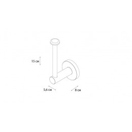 Держатель для запасного рулона Fixsen Hotel (FX-31010B)