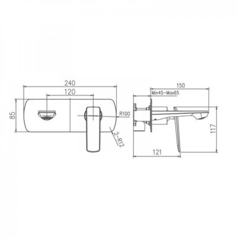 Смеситель для раковины Haiba (HB80548-7)