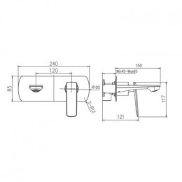 Смеситель для раковины Haiba (HB80548-7)