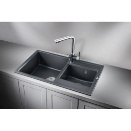 Кухонная мойка GRANULA (8201, ШВАРЦ)