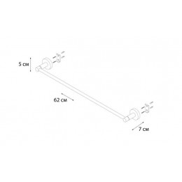 Полотенцедержатель FIXSEN Modern трубчатый (FX-51501)