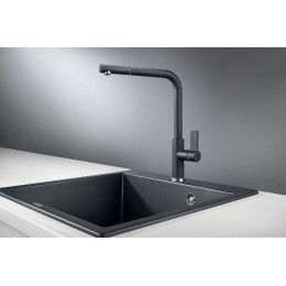Смеситель для кухни GRANULA (2502, ШВАРЦ)