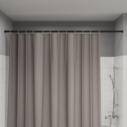 Карниз для ванной комнаты IDDIS Elegante 110-200 см, черный матовый (SRB0120i14)