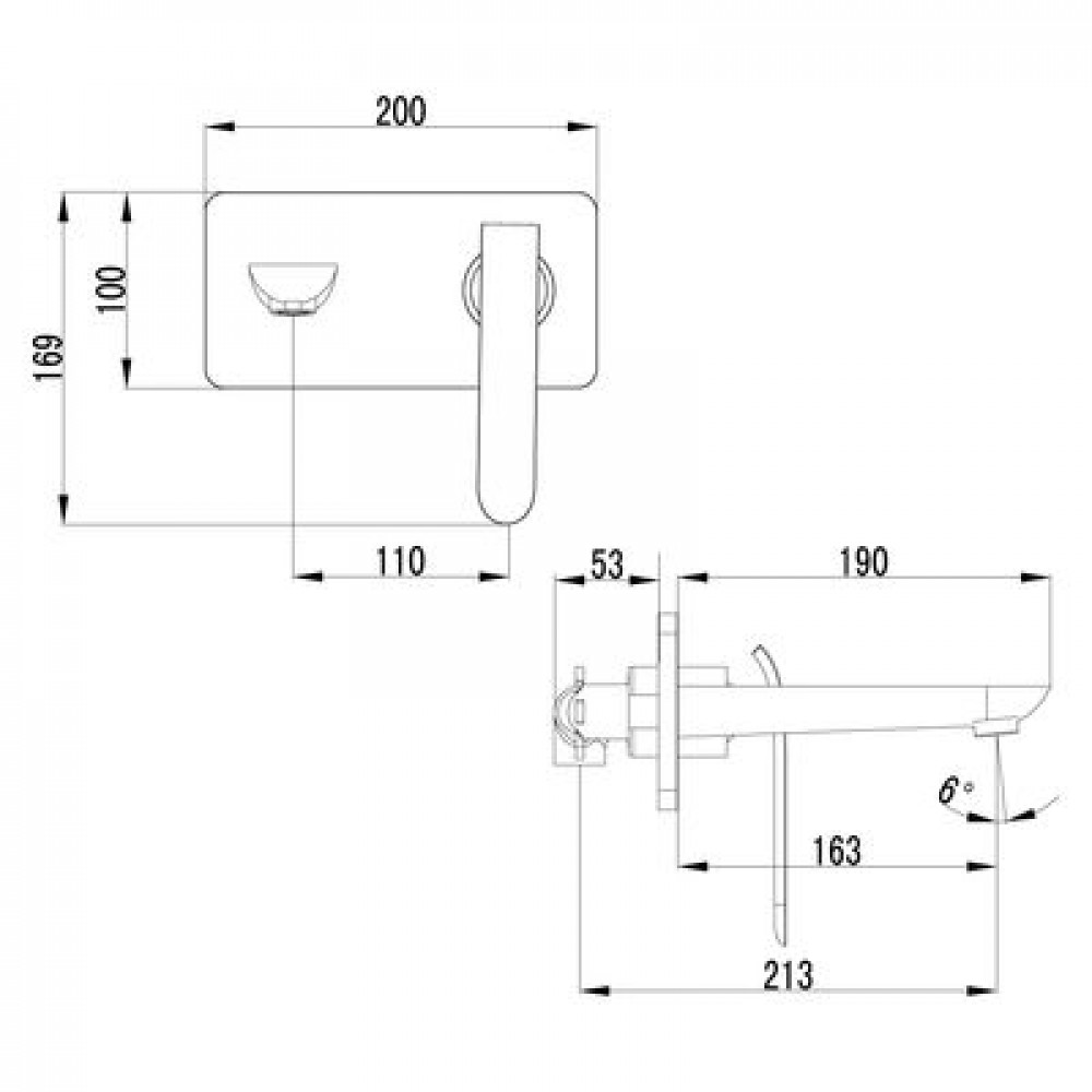 Смеситель для раковины Lemark Melange (LM4926CW)