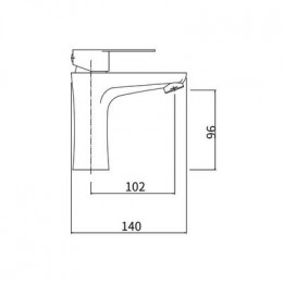 Смеситель для раковины FASHUN (A51115)