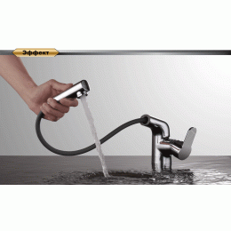 Смеситель для раковины с выдвижной лейкой Rhein.Marx DK (DA1392141)