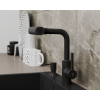 Смеситель для кухни с поворотной лейкой RUSH Tinos (TI3732-17Black)