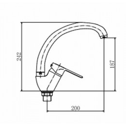 Смеситель для кухни FASHUN (A4104-2)