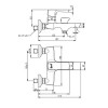 Смеситель для ванны Lemark Ursus (LM7214BL)