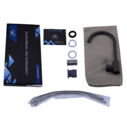 Смеситель для кухни FASHUN чёрный фактурный (A54001N-37)