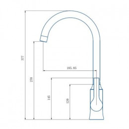 Смеситель для кухни Haiba (HB70652)
