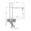 Смеситель для раковины Haiba (HB10577)