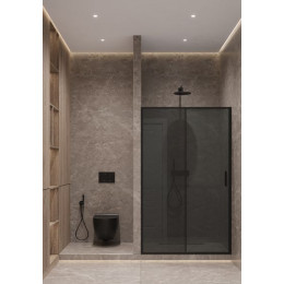 Душевая дверь Timo TD-120/03GR-6, раздвижная 1950*1200, стекло графит 6 мм (T03)