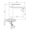 Смеситель для раковины Haiba (HB10590)